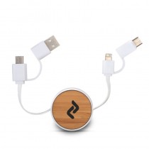 Bamboo Yo yo charging cable 